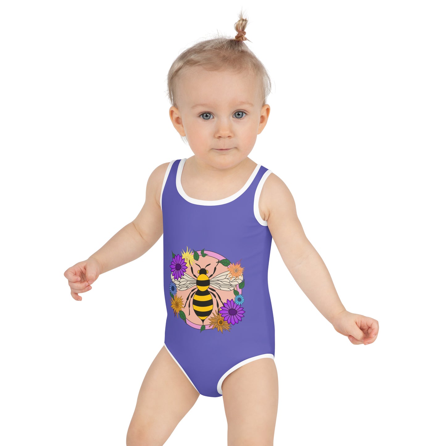 ‘Djilyara’ Bee Print Kids Swimsuit