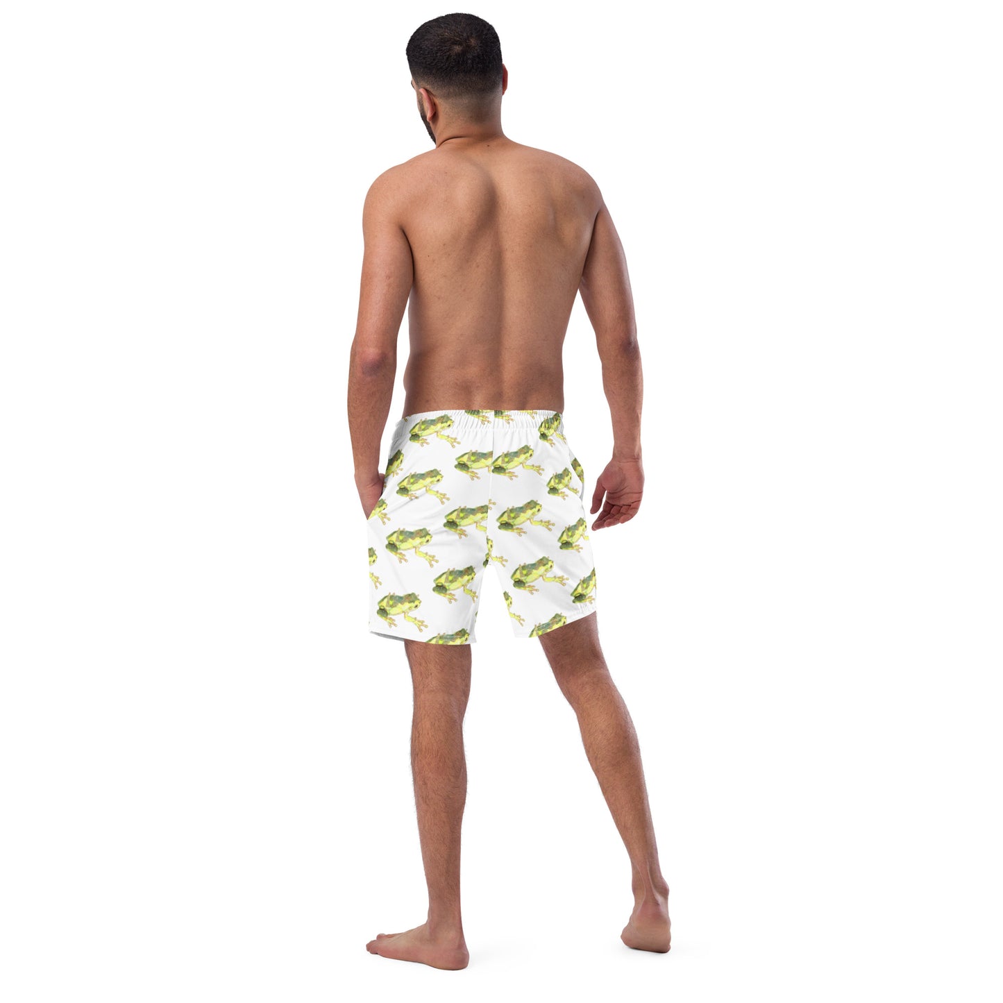 “Kooyar” Green Tree Frog Men's swim trunks