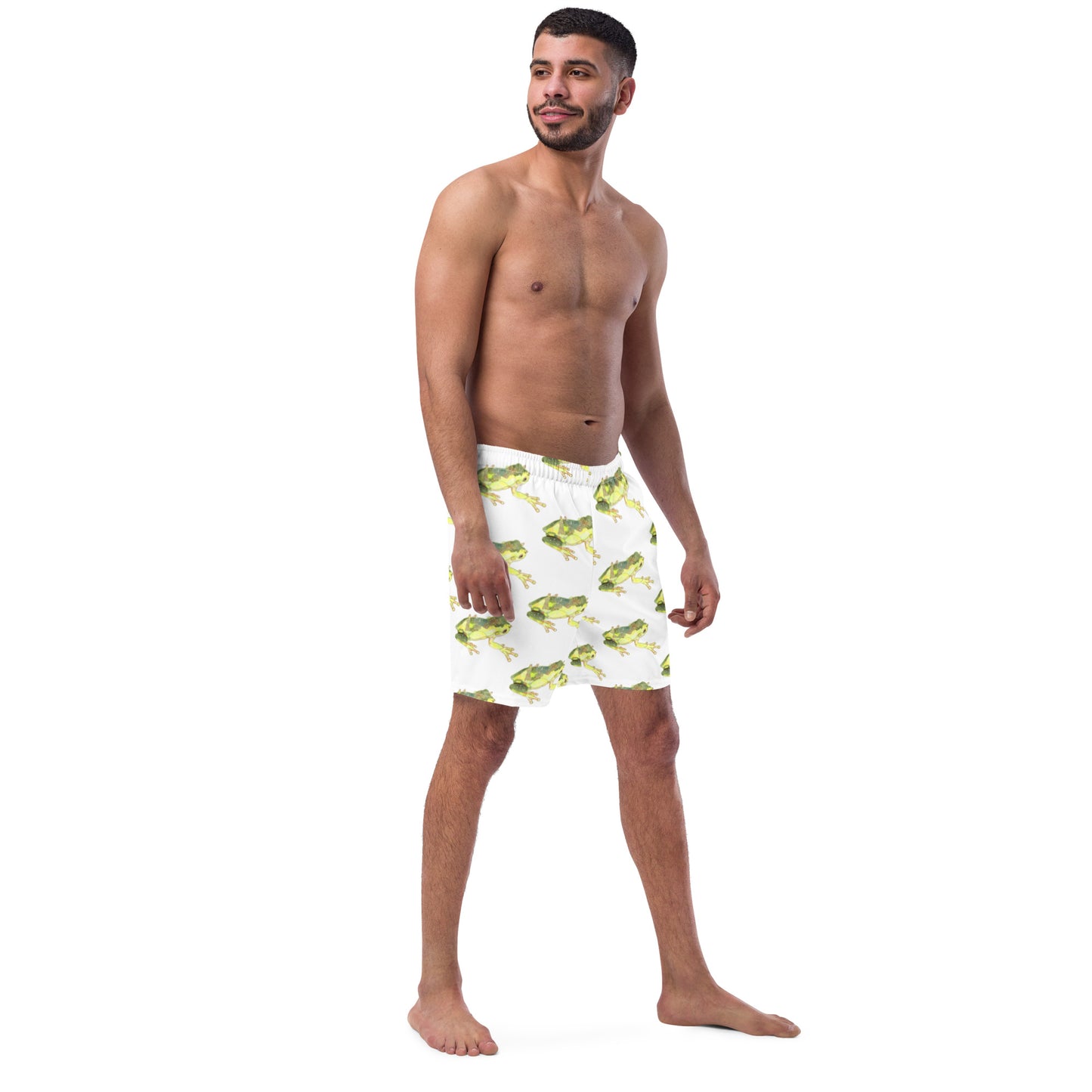 “Kooyar” Green Tree Frog Men's swim trunks