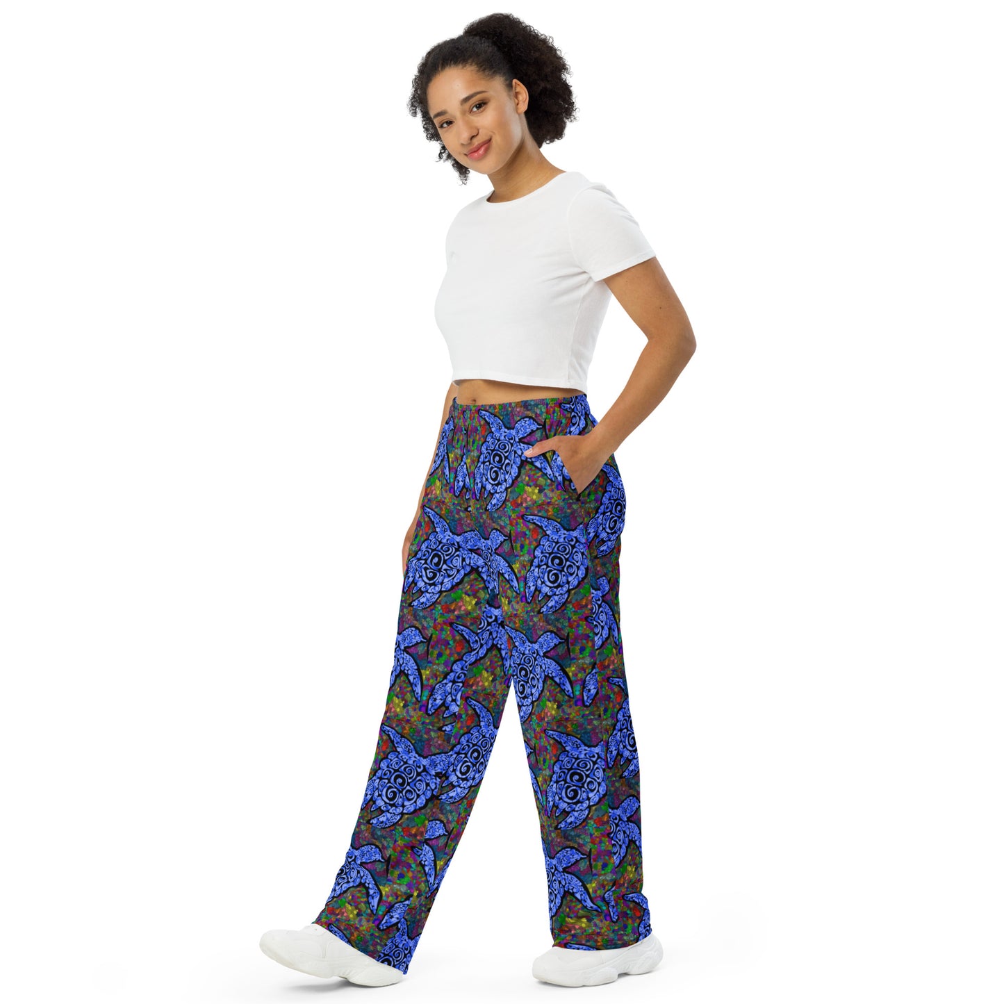 Yakkin - Turtle Dreaming unisex wide-leg pants