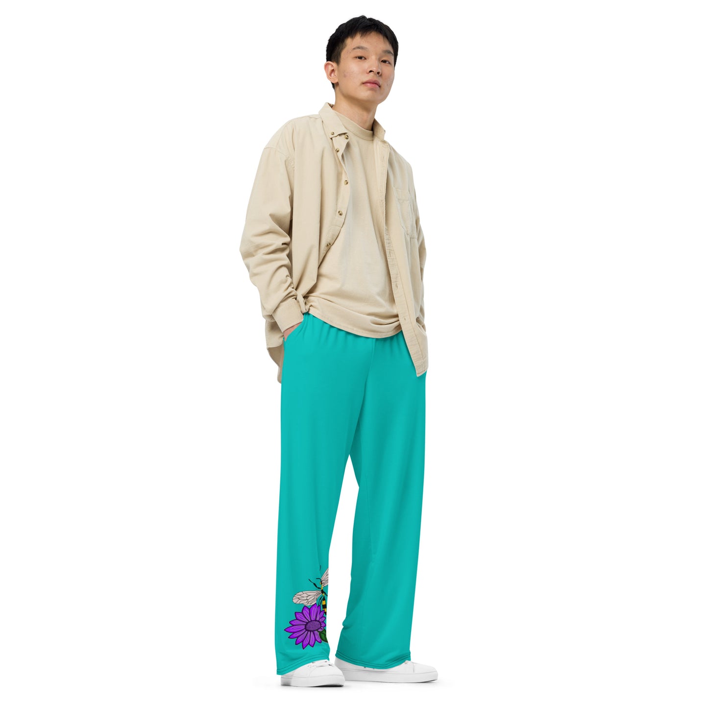 Djilyara and Flowers unisex wide-leg pants