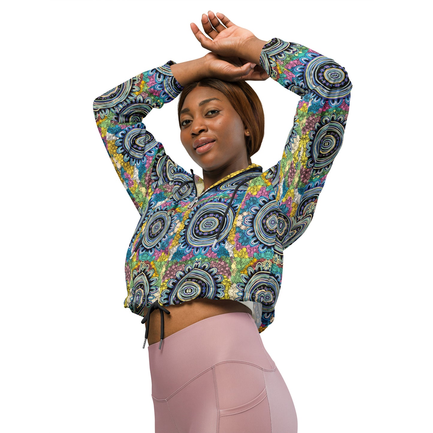 Walyalup Karlup Women’s cropped windbreaker
