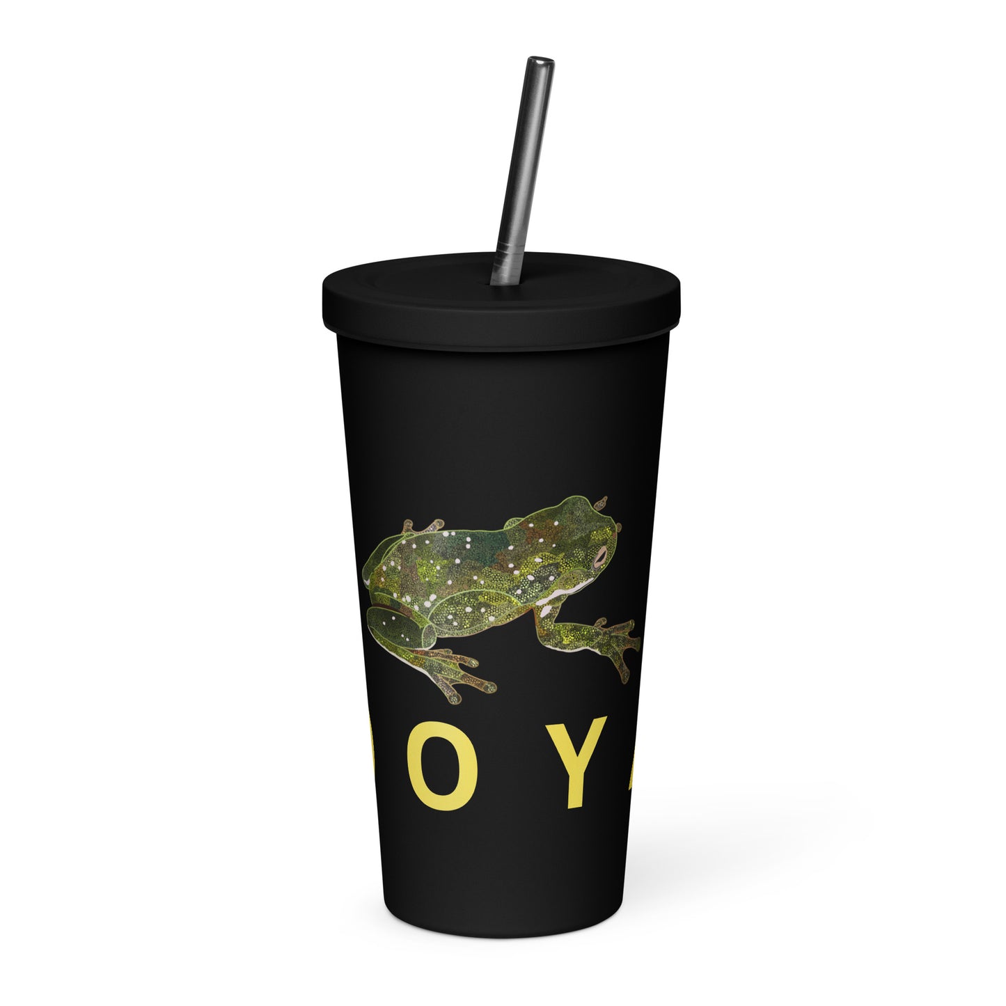 ‘Kooyar’ Insulated tumbler with a straw