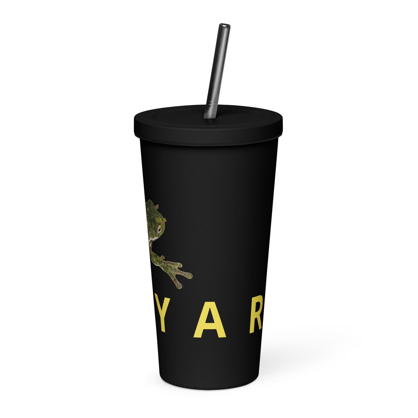 ‘Kooyar’ Insulated tumbler with a straw