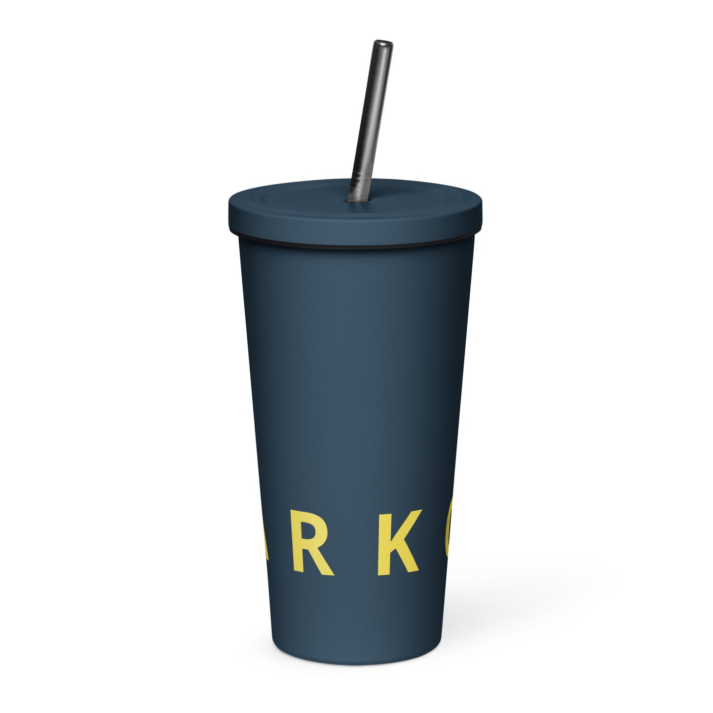 ‘Kooyar’ Insulated tumbler with a straw