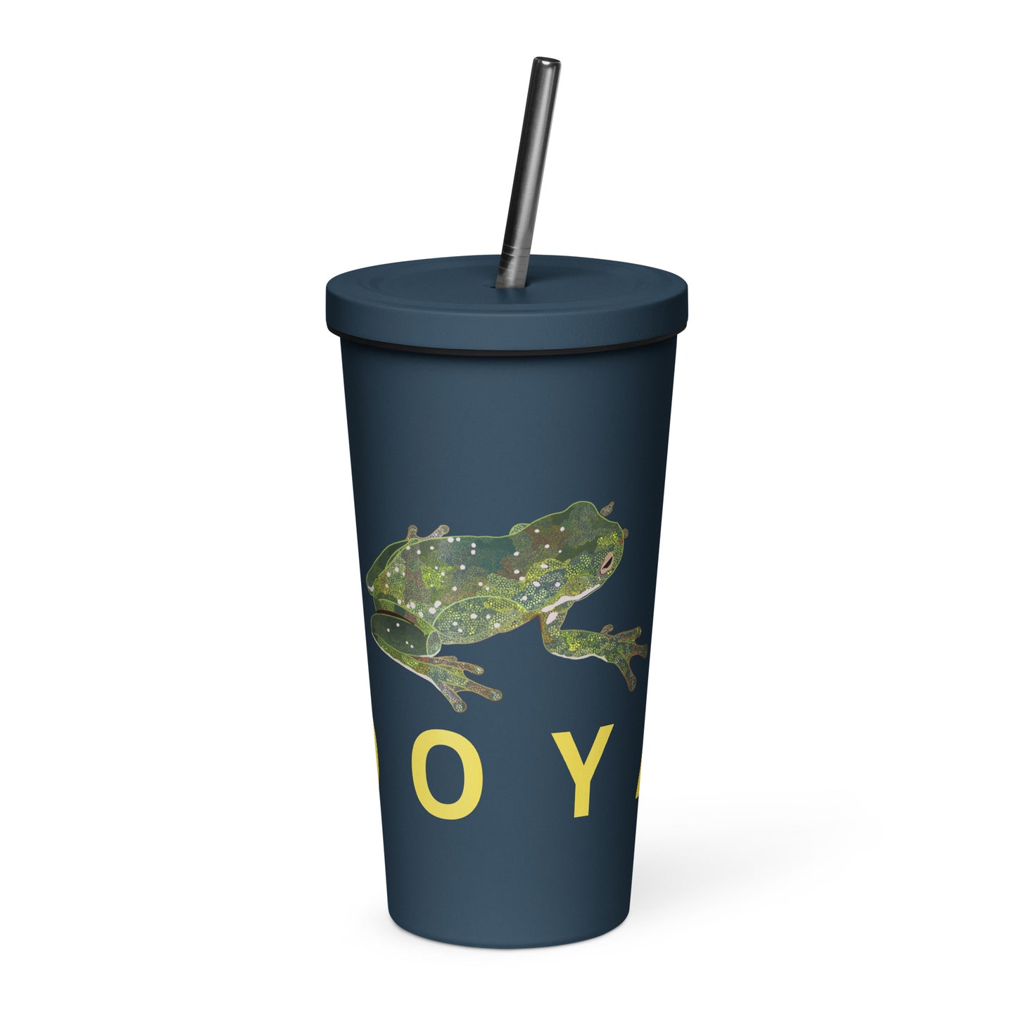 ‘Kooyar’ Insulated tumbler with a straw