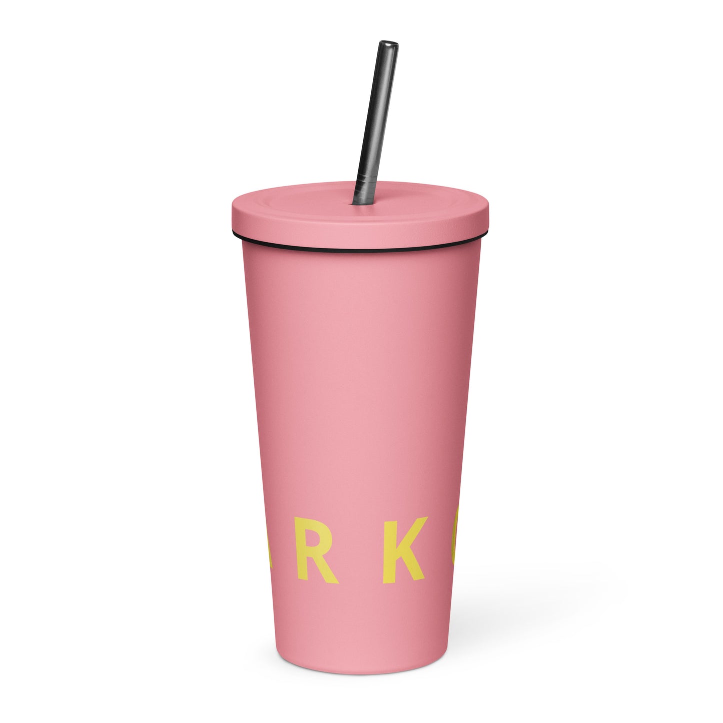 ‘Kooyar’ Insulated tumbler with a straw