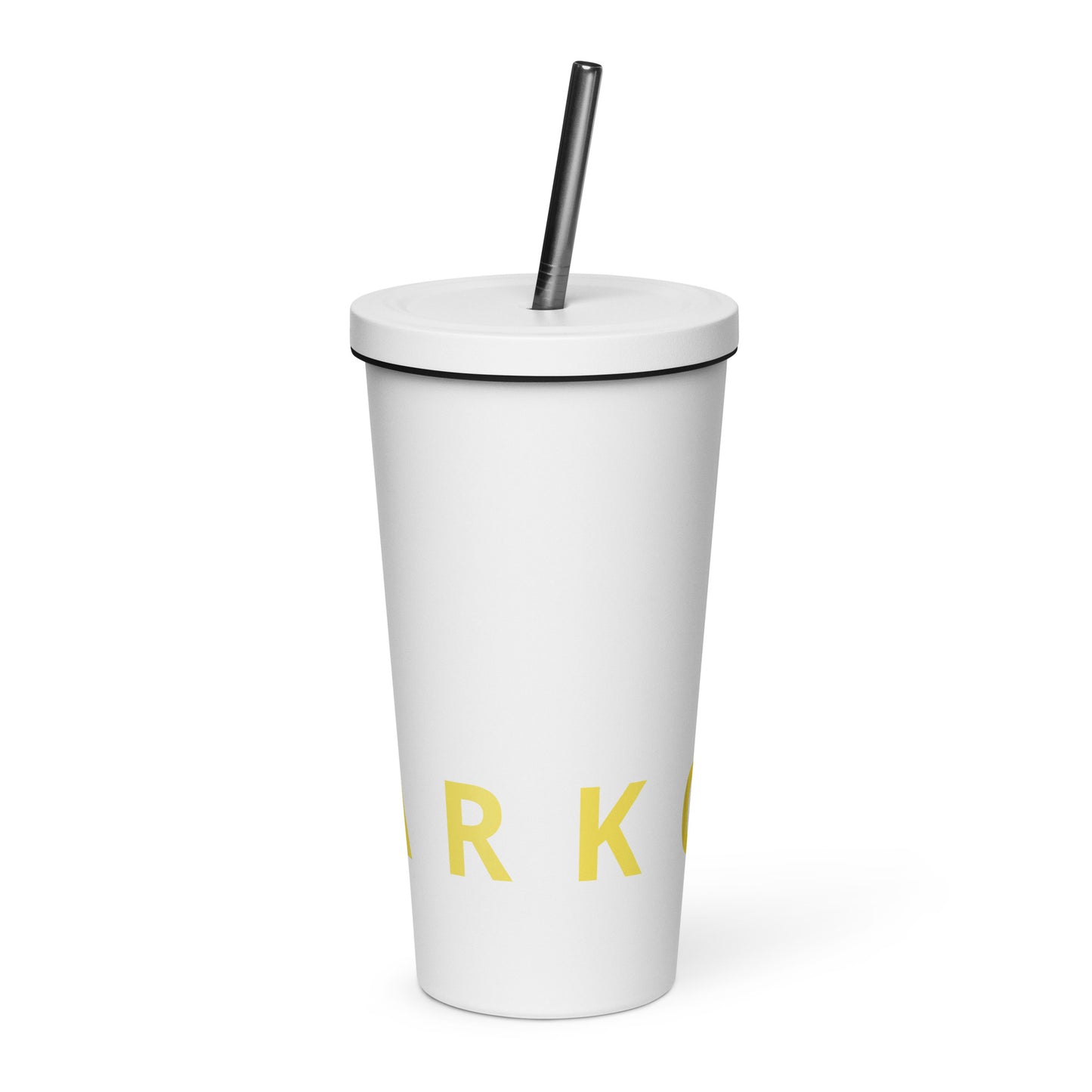 ‘Kooyar’ Insulated tumbler with a straw