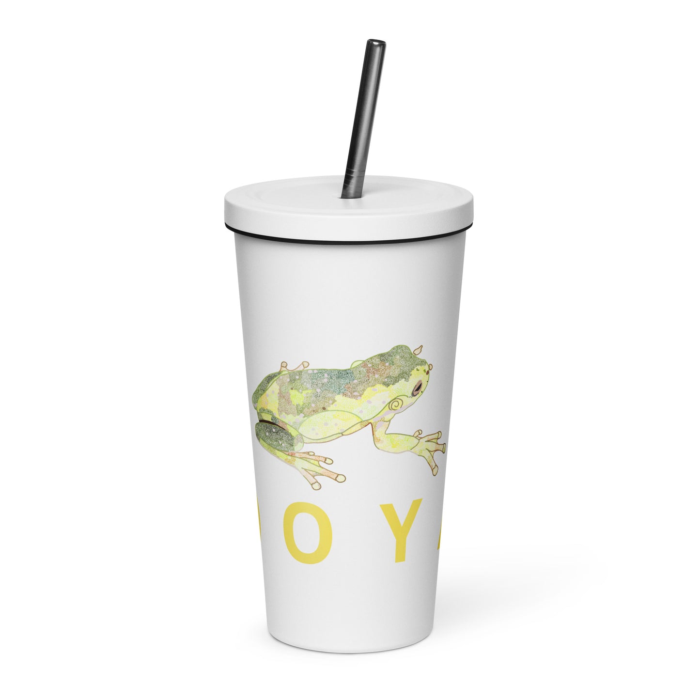 ‘Kooyar’ Insulated tumbler with a straw