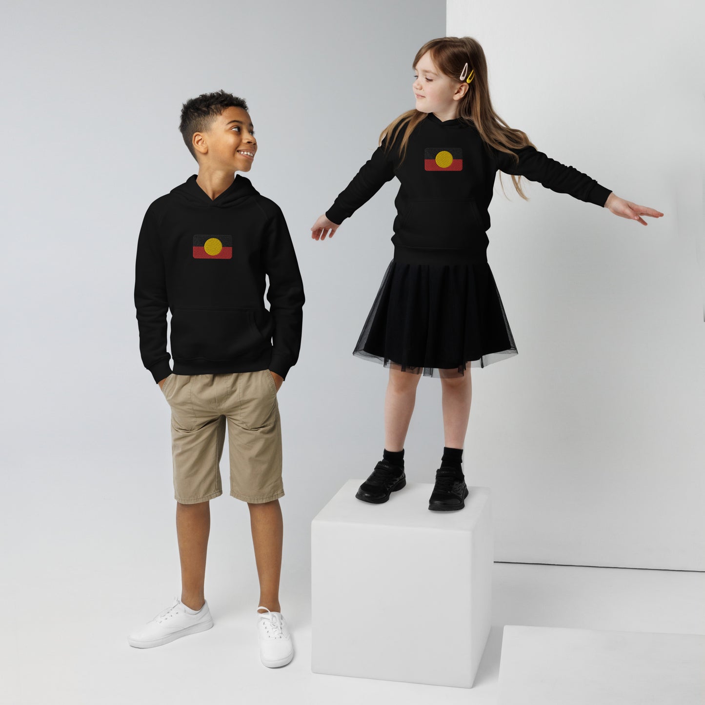 Aboriginal Flag Kids Hoodie