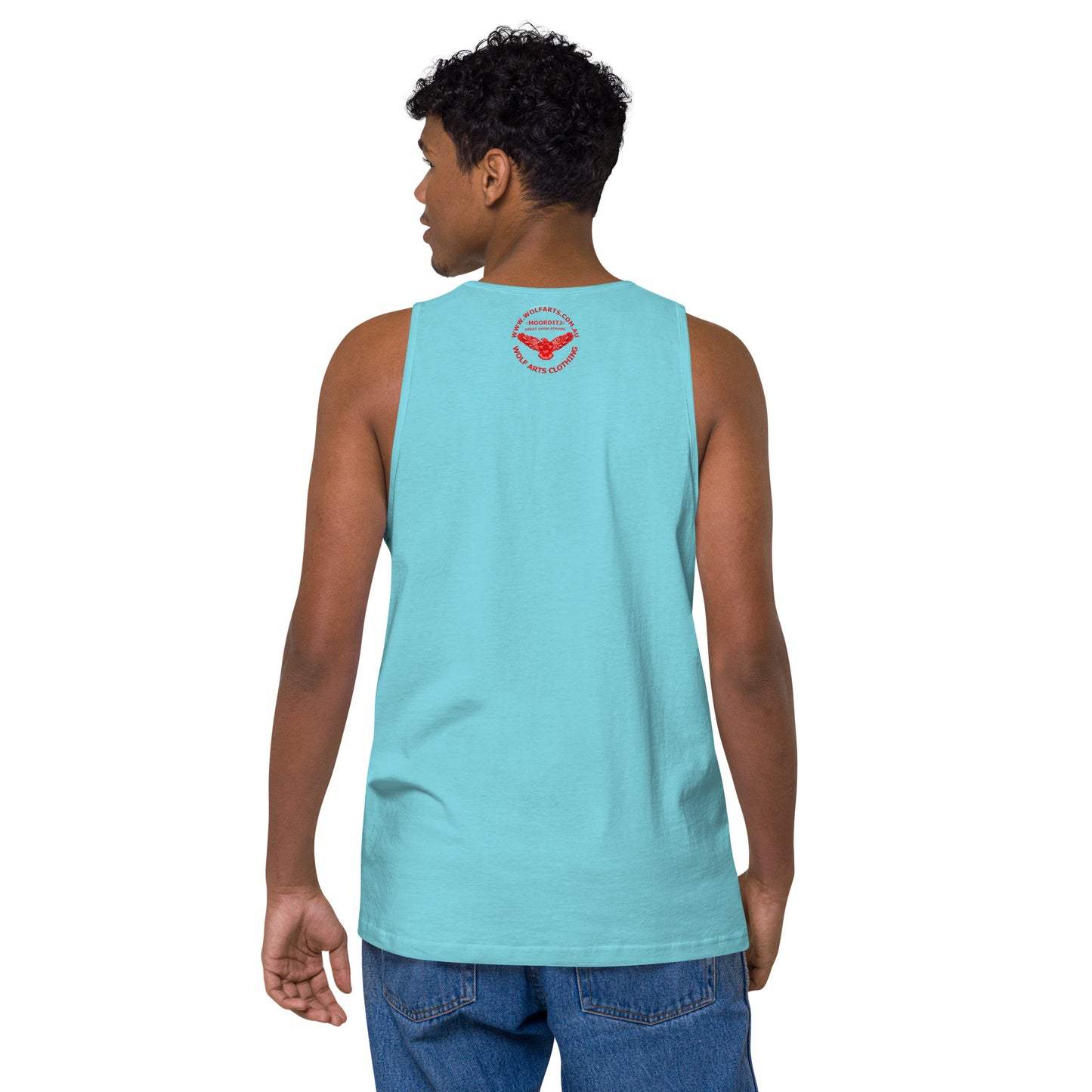 Mens Aboriginal Flag Tank Top