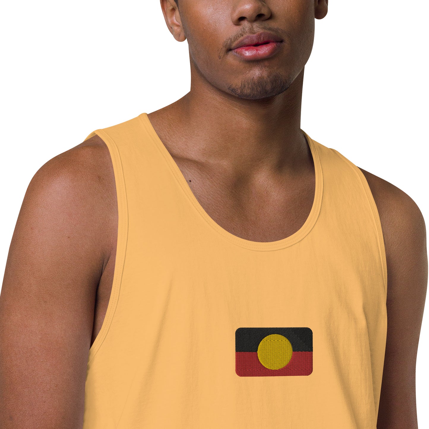 Mens Aboriginal Flag Tank Top