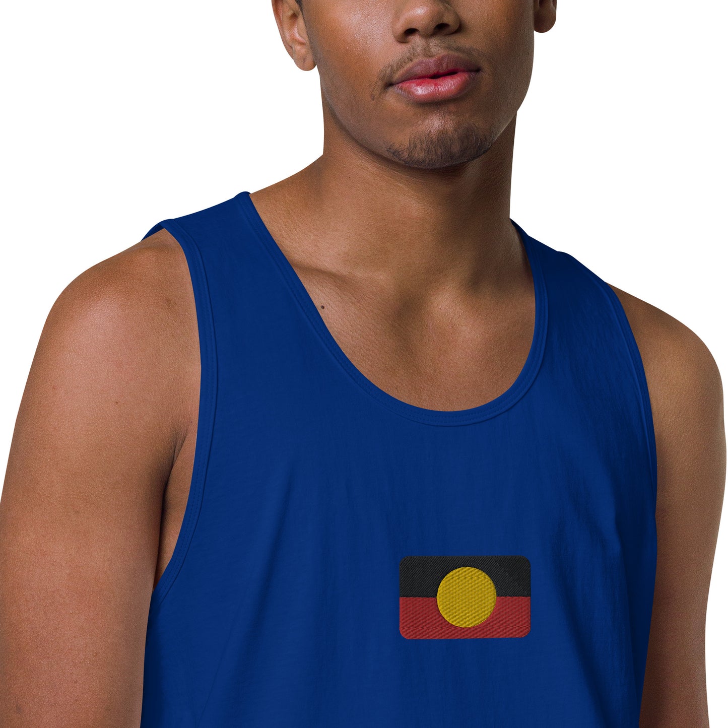Mens Aboriginal Flag Tank Top