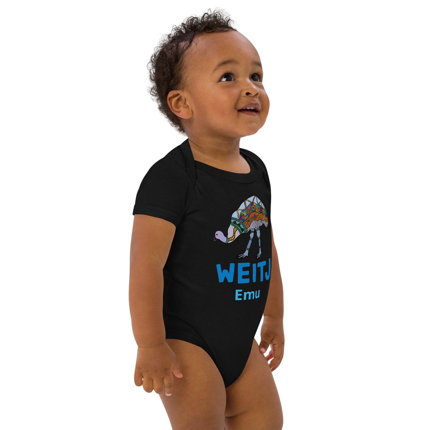 ‘Weitj’ Organic cotton baby bodysuit