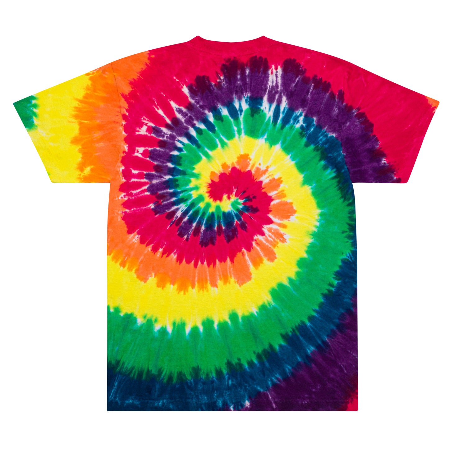 Blue Flower Oversized tie-dye t-shirt