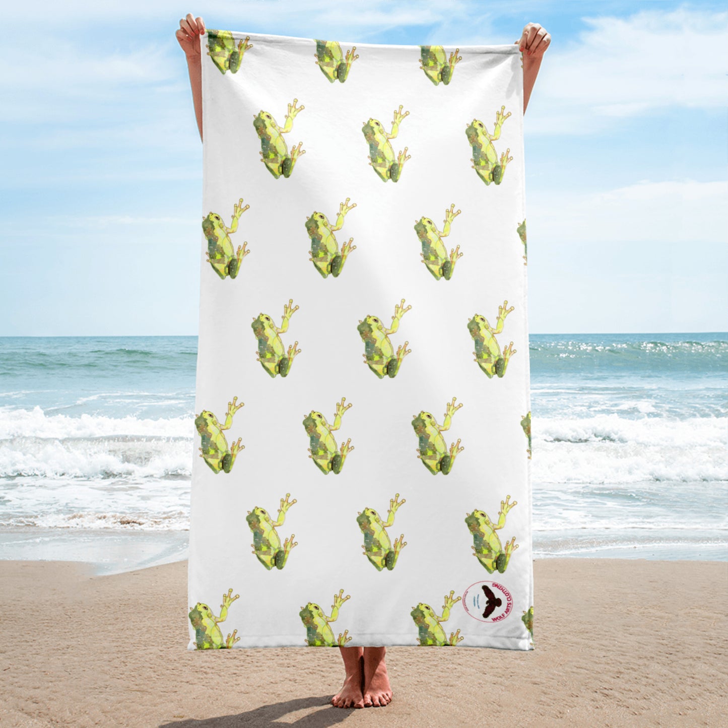 “Kooyar” Green tree frog Towel